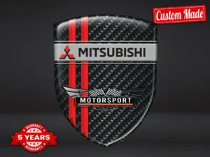 Mitsubishi Decalcomanie Lunotto Auto Premium Lusso Regolabili